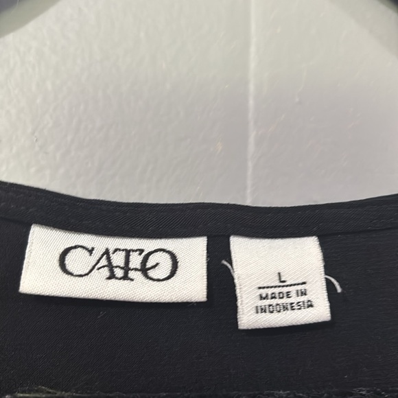 Cato size large black blouse - Picture 3 of 4
